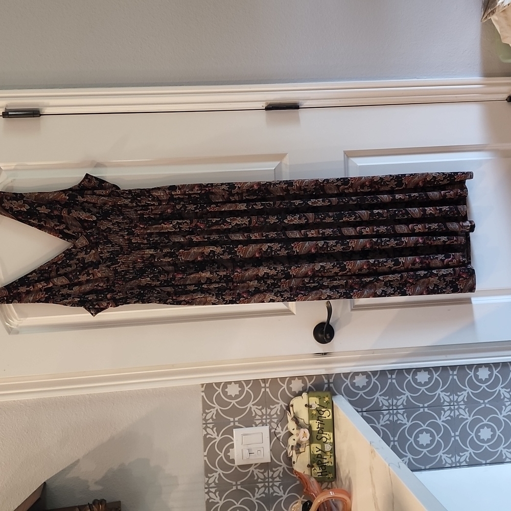 Maxi dress pasiely print NWT size 2x